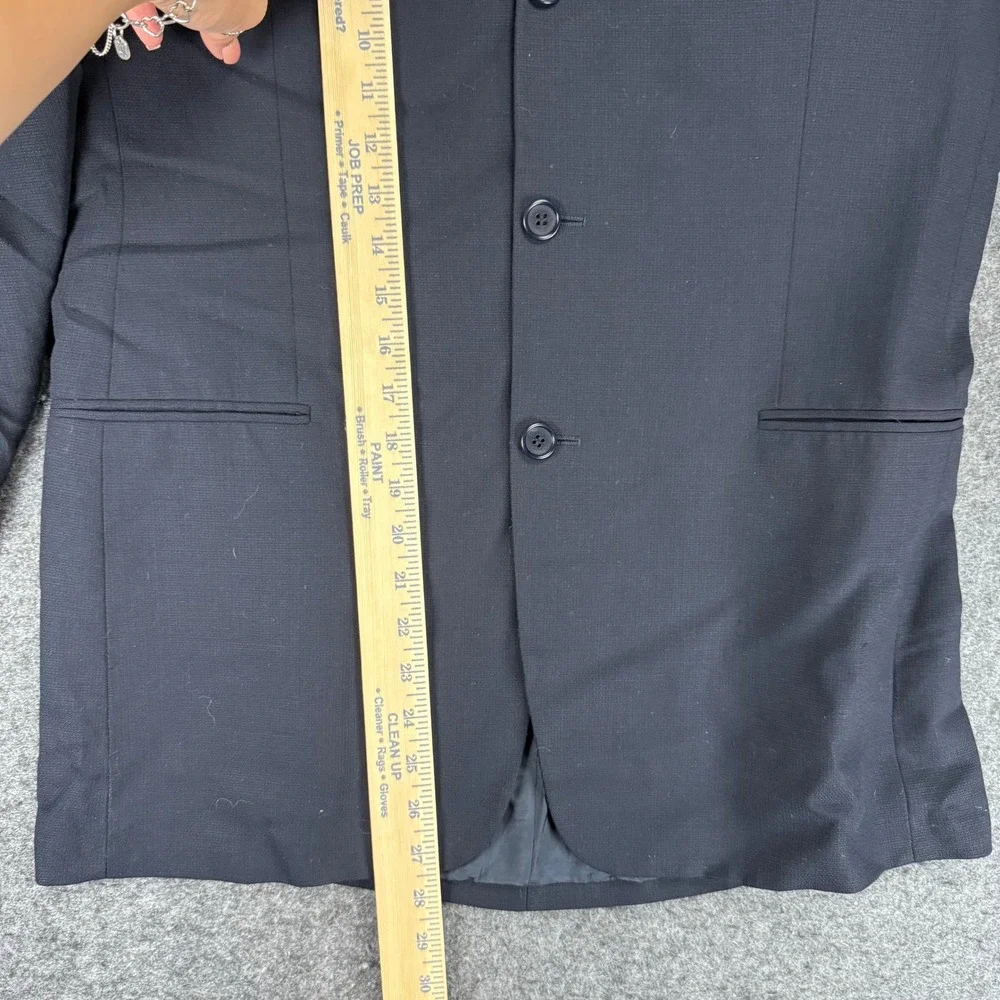 Hugo Boss Men's Black‎ 40R Virgin Wool Blazer Made in USA Sport Coat